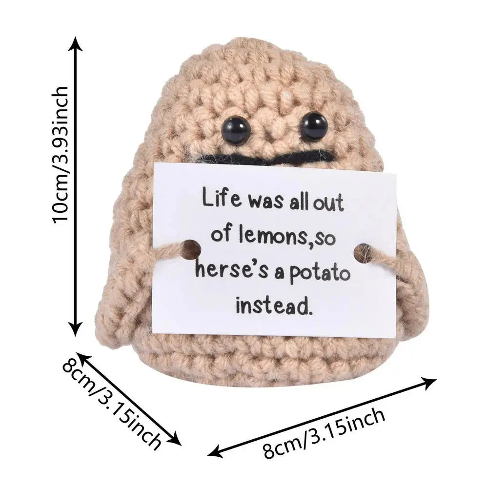 Mini fruit/légume fait main Kawaii Patate beige 2