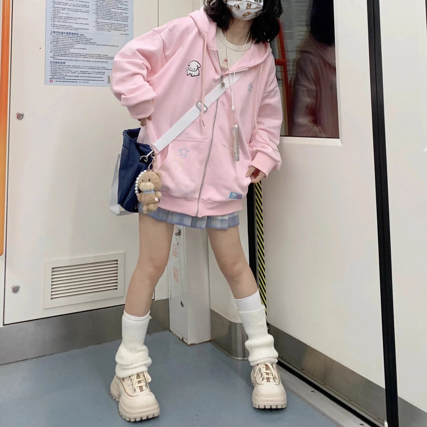 Hoodie Kawaii - Zip up