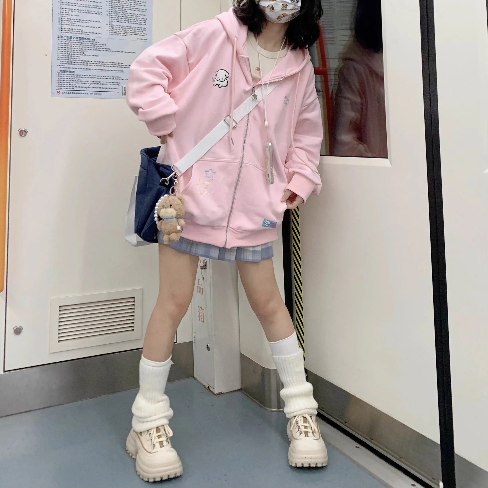Hoodie Kawaii - Zip up