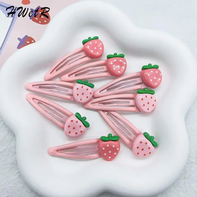 Pinces à Cheveux Roses Kawaii