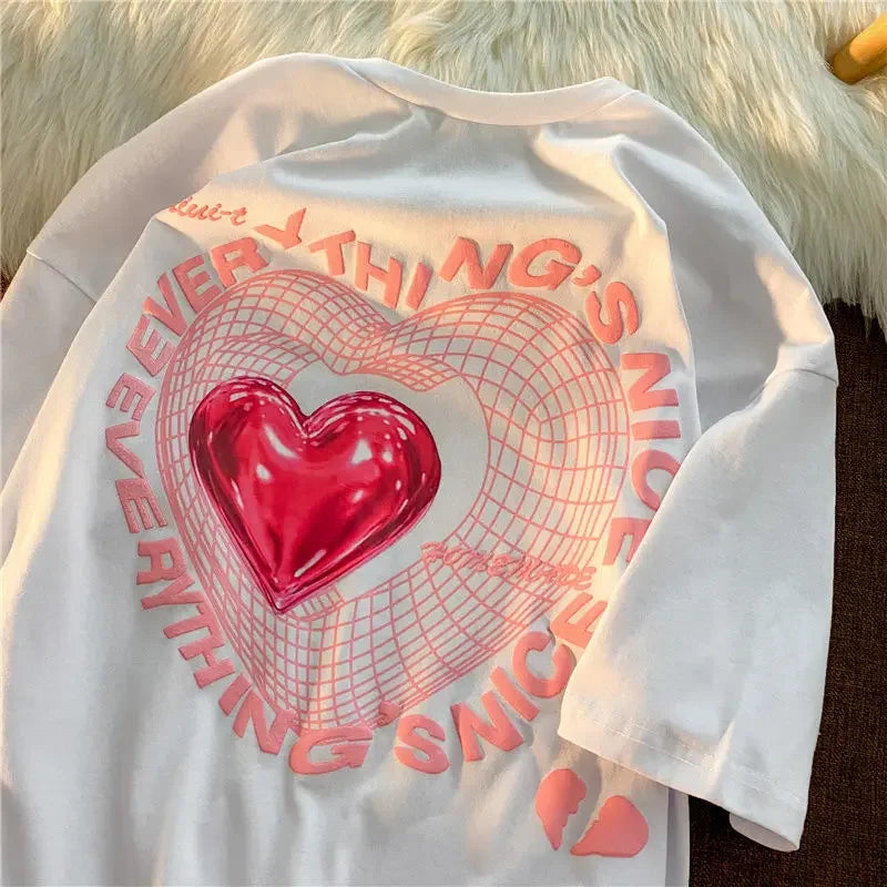 T shirt Kawaii - Coeur