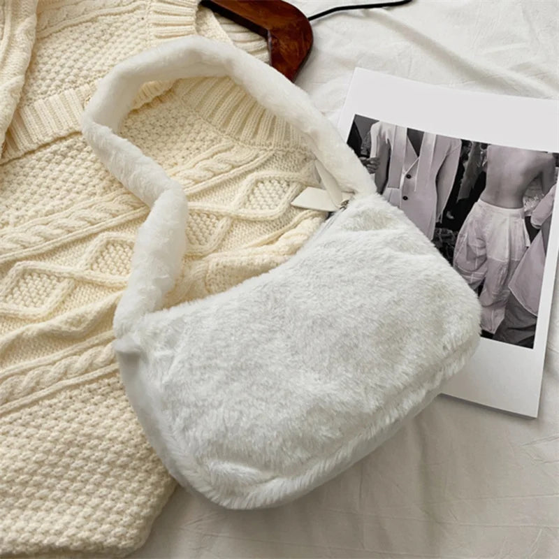 Sac à Bandoulière en Peluche