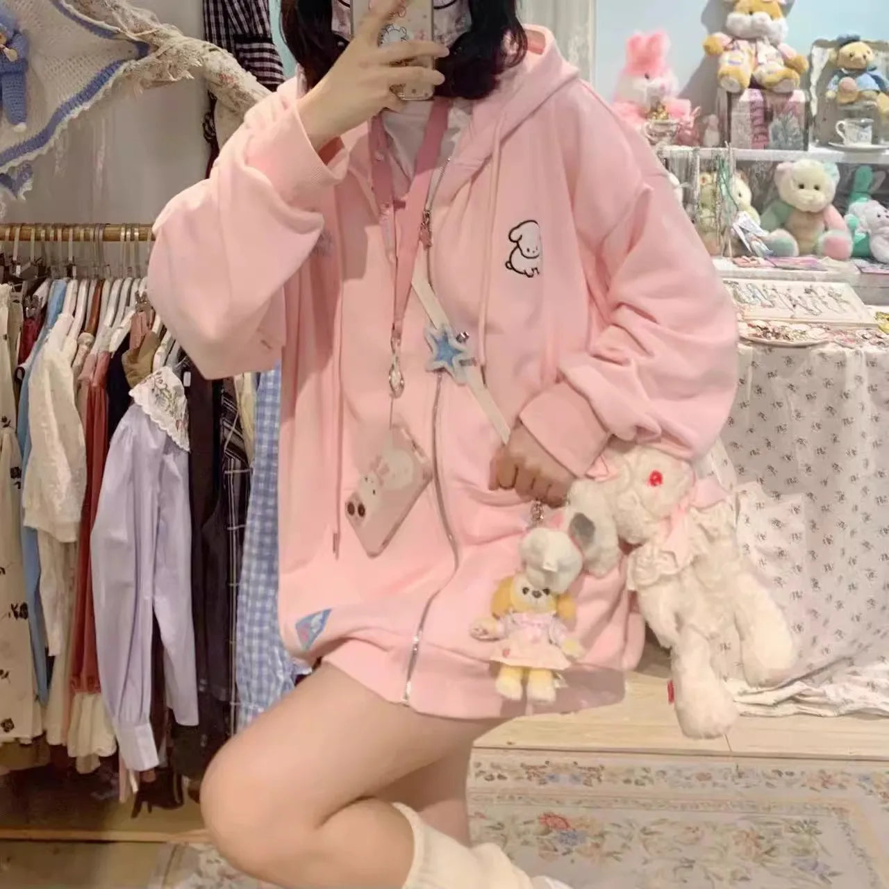 Hoodie Kawaii - Zip up
