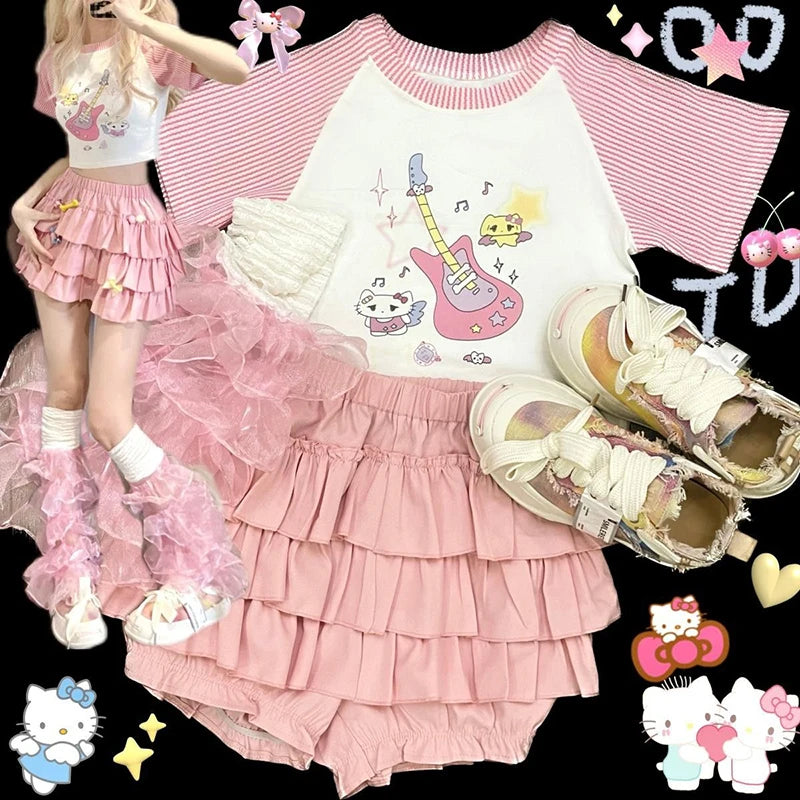 Mini Jupe à Volants - Style Lolita/Kawaii