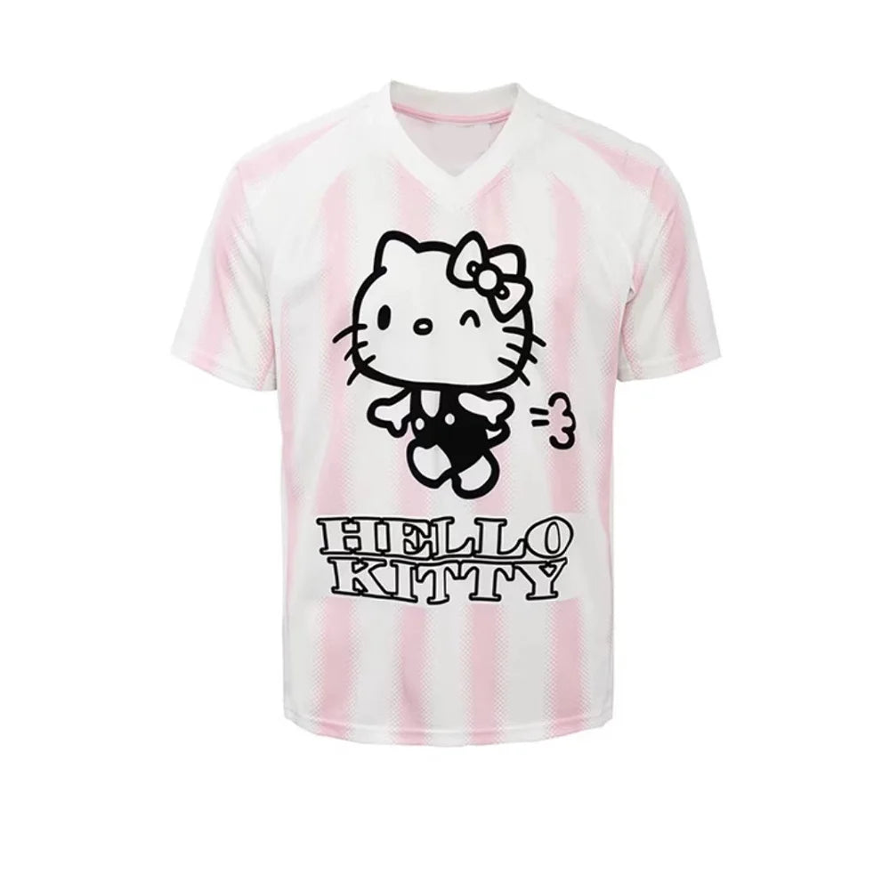 Maillot de Football Hello Kitty Kawaii Rose