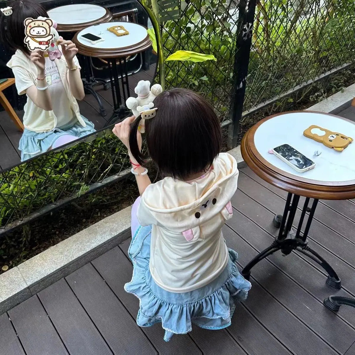 Pull avec capuche Kawaii