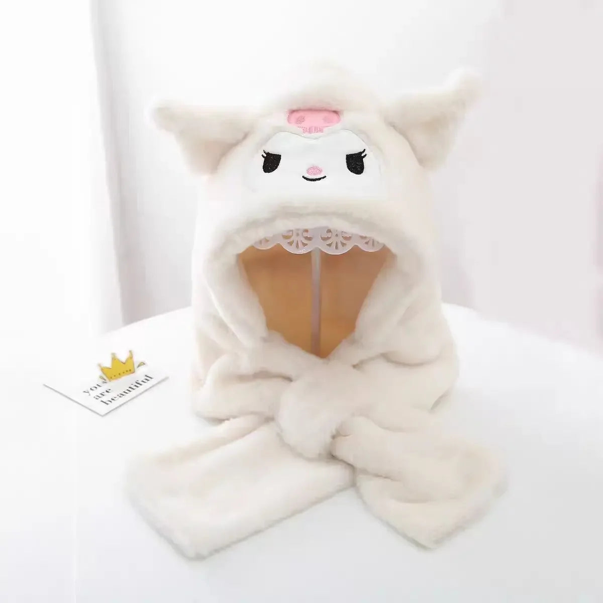 Écharpe-Capuche Kawaii