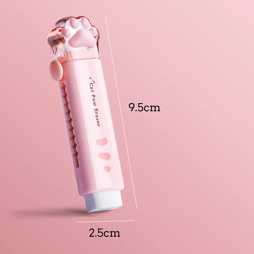 Gomme Patte de Chat Kawaii Rose