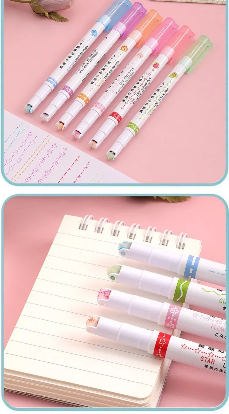 Set de Stylos Surligneurs Kawaii
