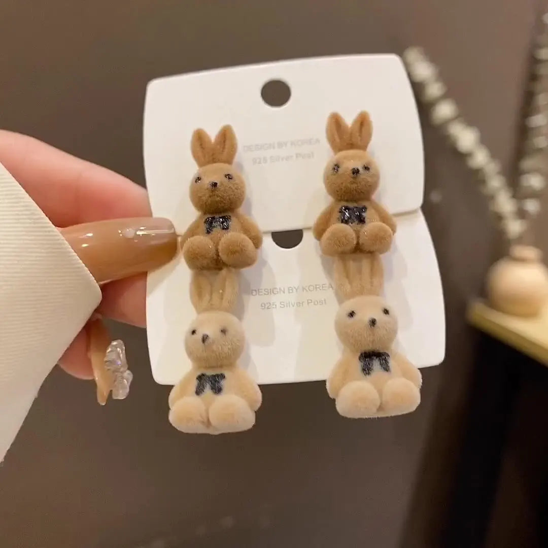 Boucles d'Oreilles Kawaii - Animal