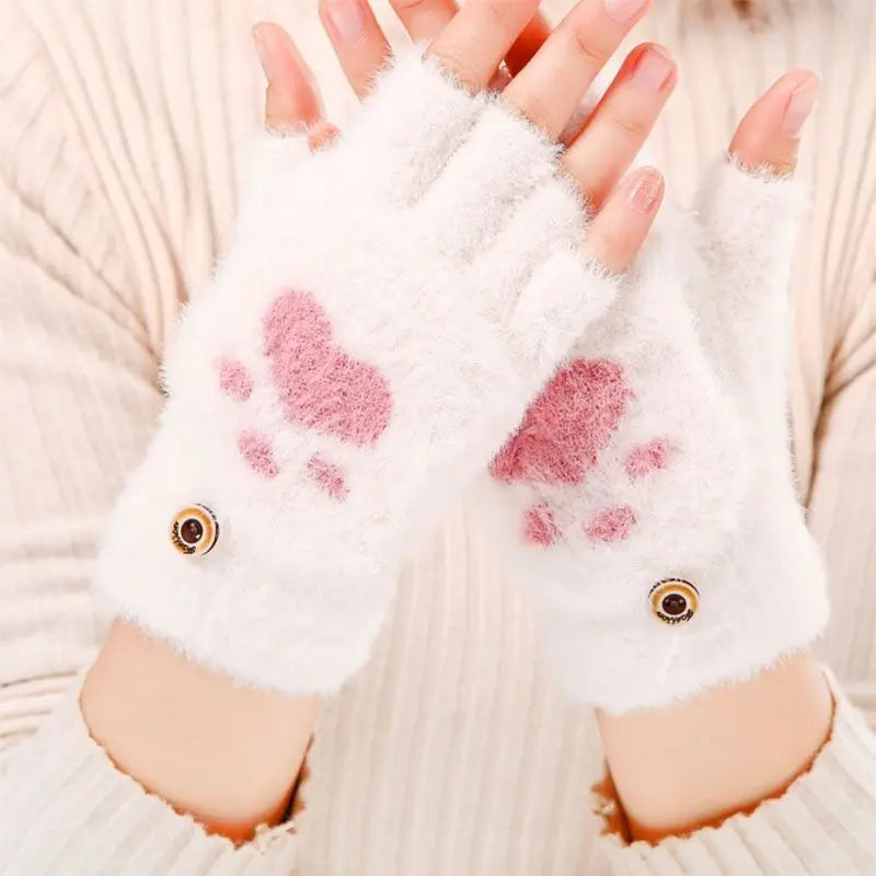 Mitaines Kawaii Patte de Chat