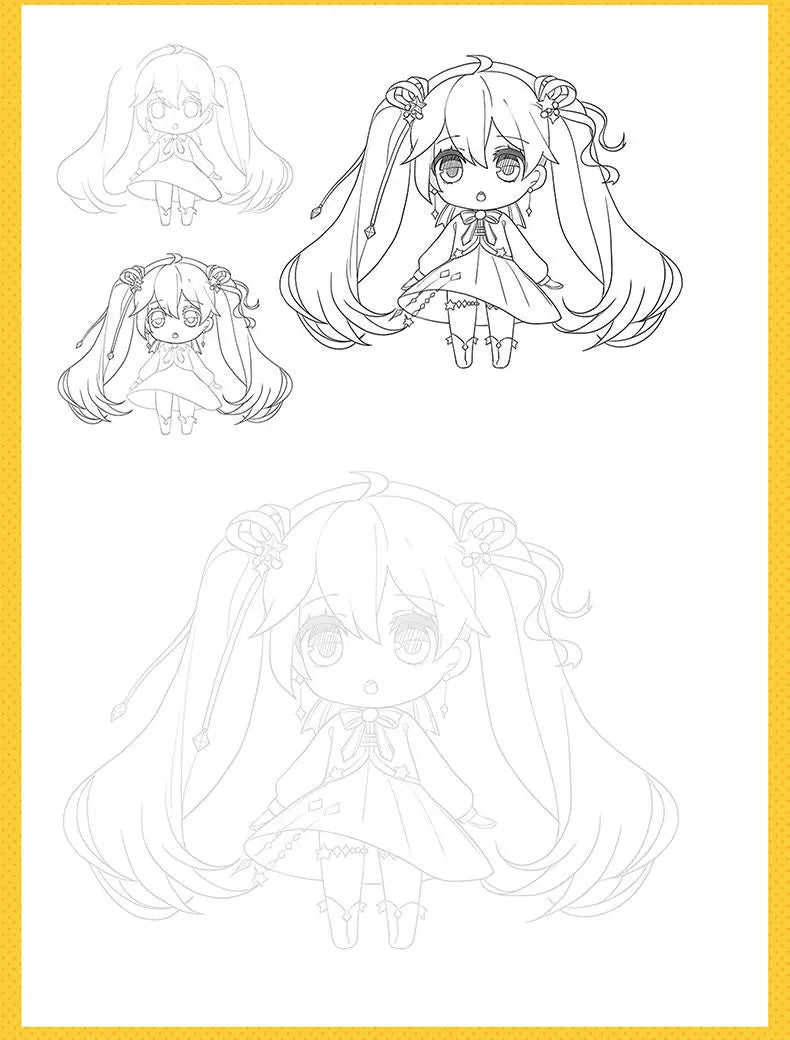 Livre de Dessin et Coloriage Manga Kawaii