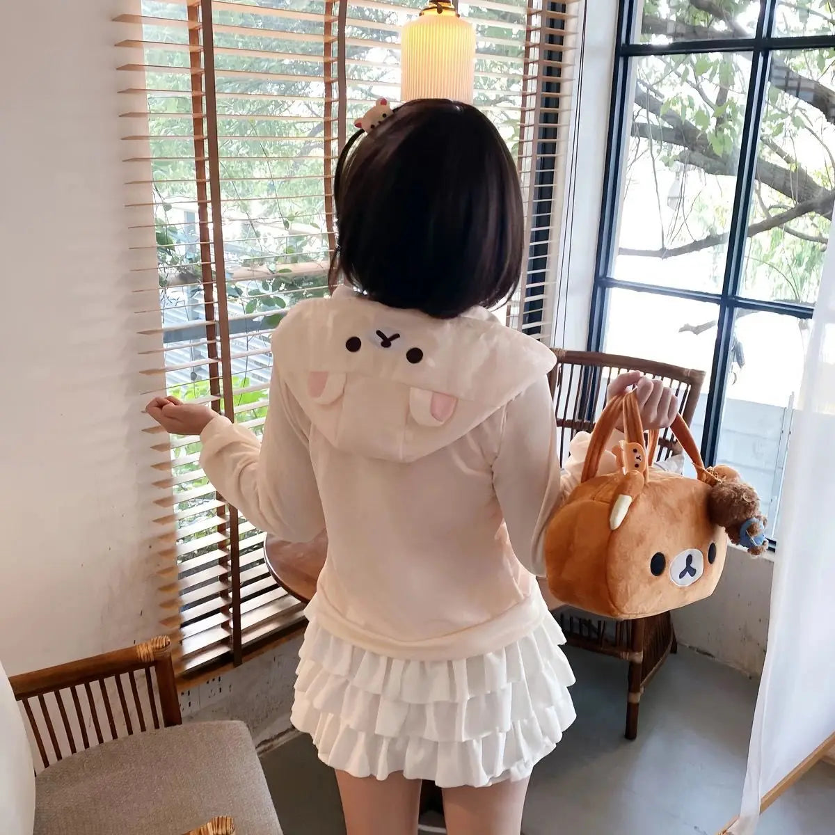 Pull avec capuche Kawaii