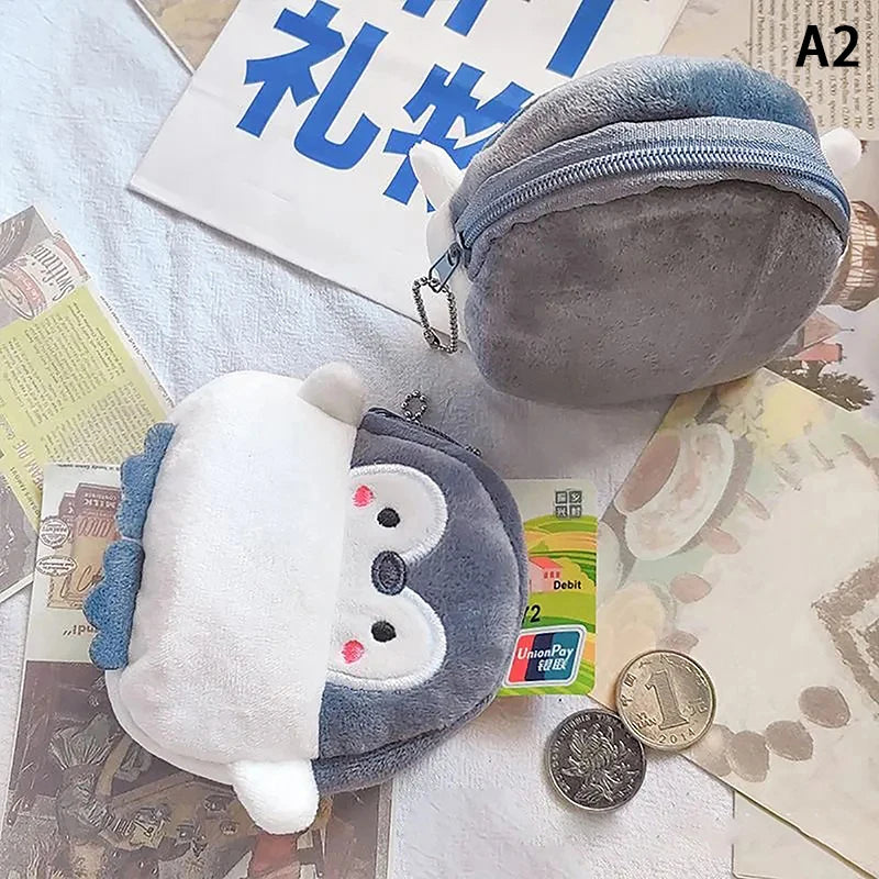 Porte-Monnaie Kawaii en Peluche Pingouin