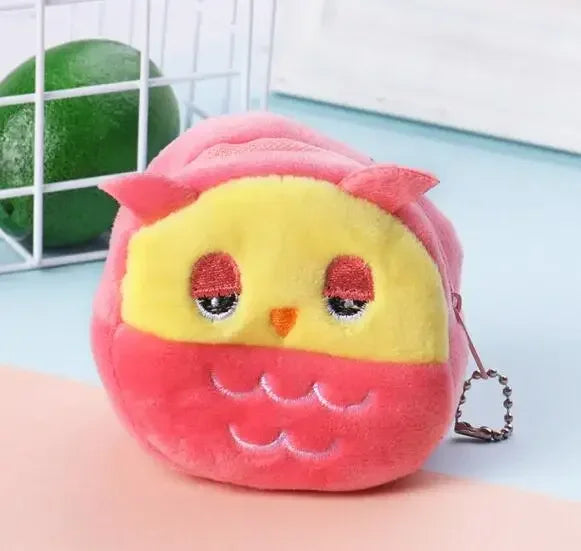 Mini Portefeuille Kawaii en Peluche Poulet 18