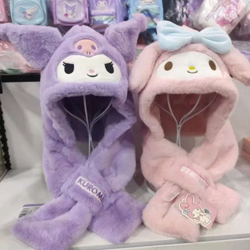 Écharpe-Capuche Kawaii