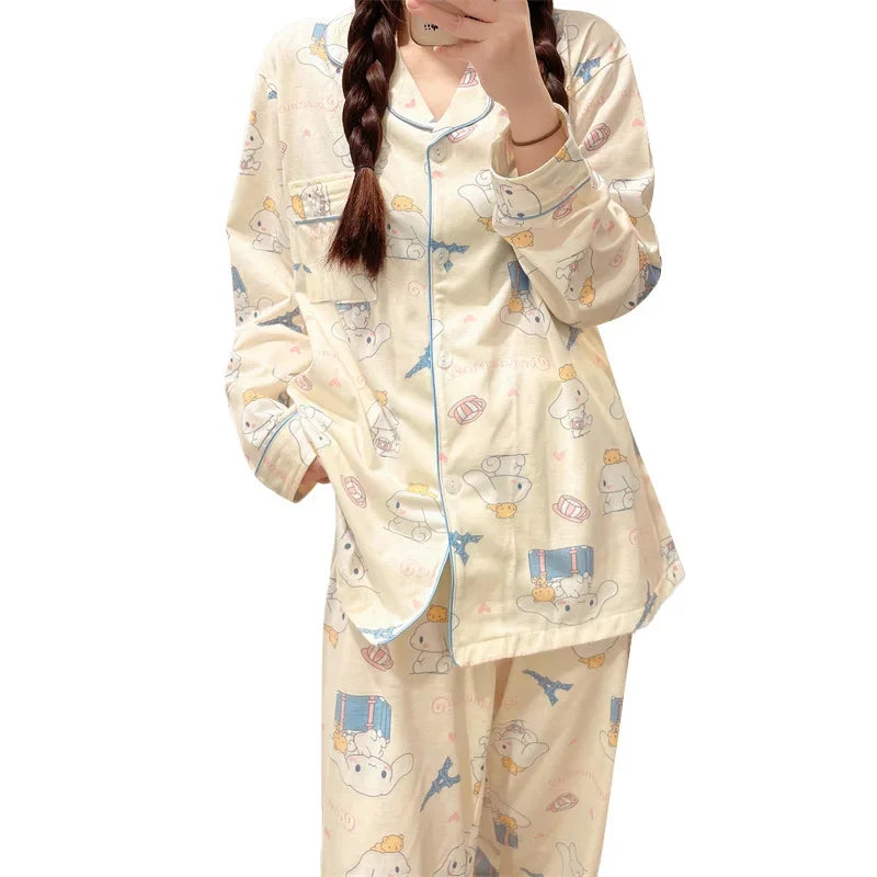 Pyjama Kawaii Cinnamoroll - Ensemble Doux et Confortable