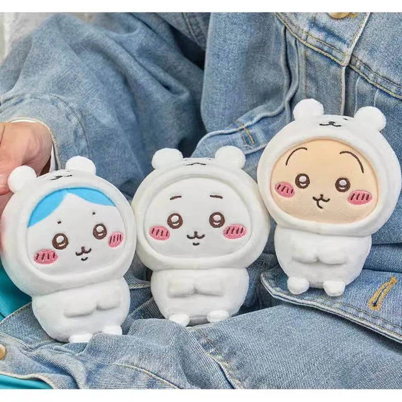 Porte-Clés Peluche Kawaii Chiikawa, Hachiware, Usagi
