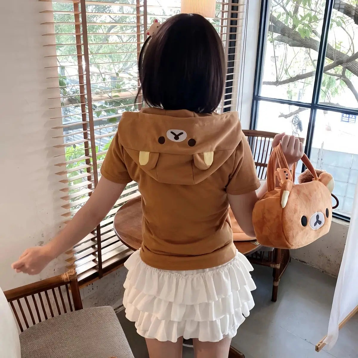 Pull avec capuche Kawaii