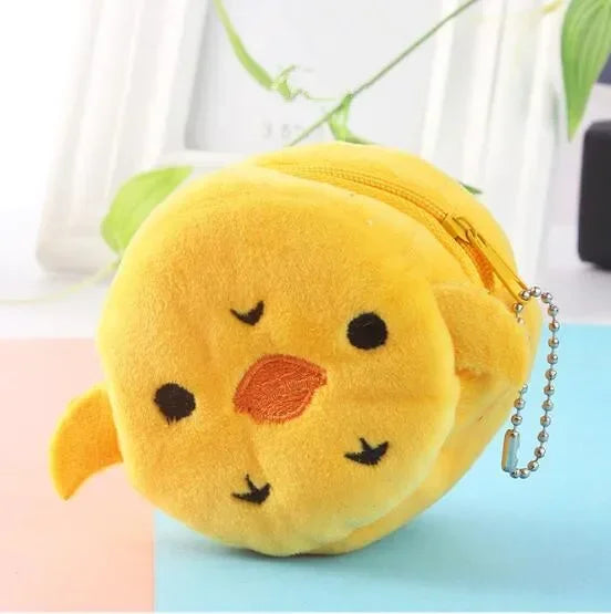Mini Portefeuille Kawaii en Peluche Poulet 19