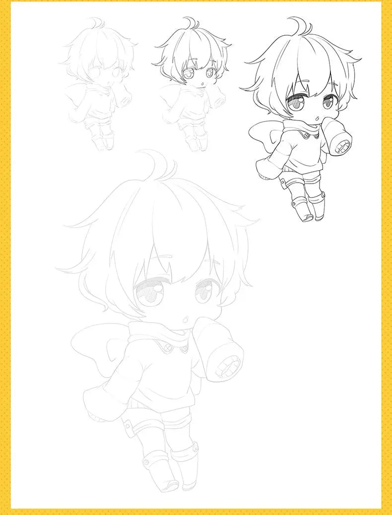 Livre de Dessin et Coloriage Manga Kawaii