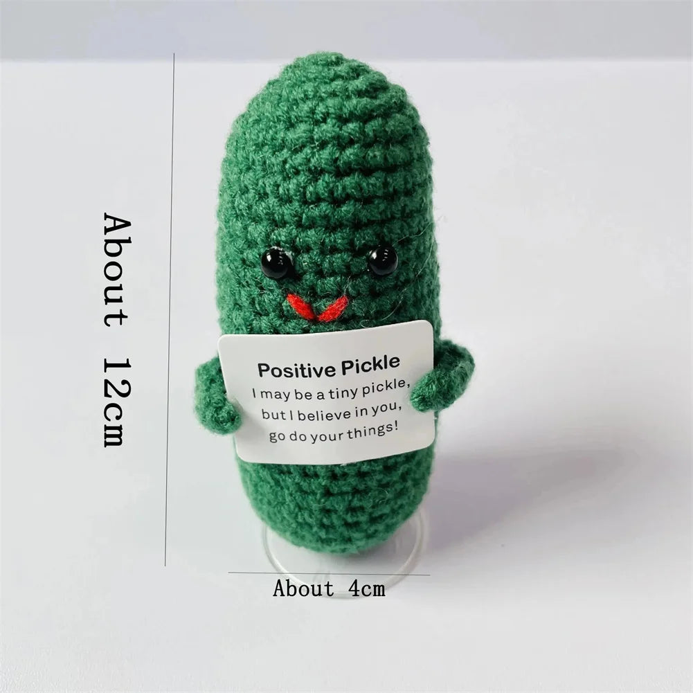 Mini fruit/légume fait main Kawaii Cornichon content