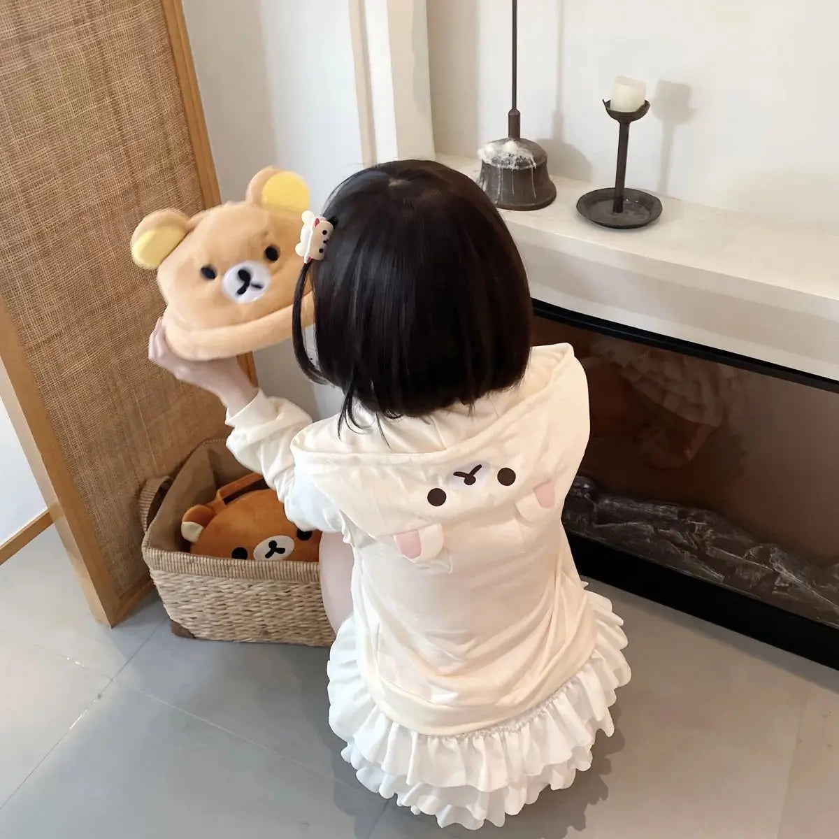 Pull avec capuche Kawaii