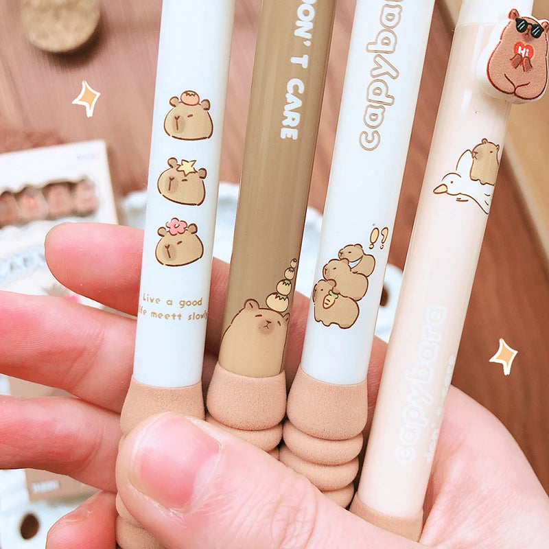 Stylo Gel Effaçable Kawaii - Capybara