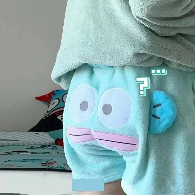 Shorts Kawaii Hangyodon en Peluche Douce