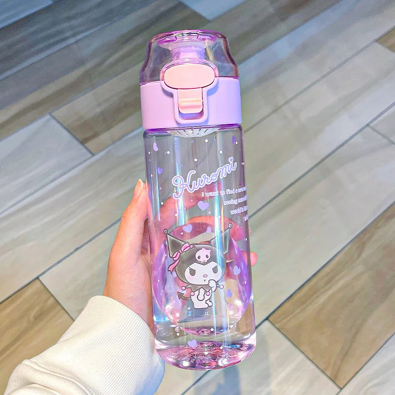 Gourde Kawaii Sanrio - Bouteille Cinnamoroll & Kuromi 550ML