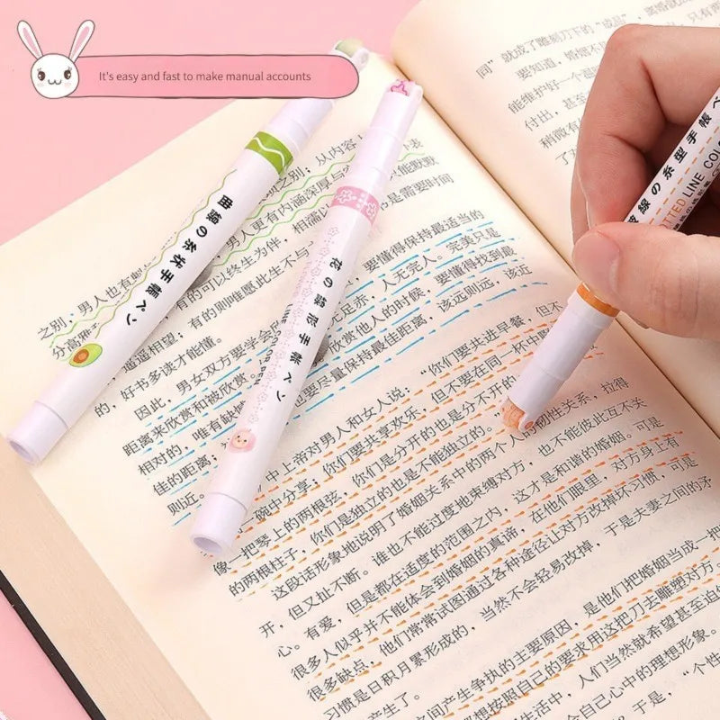 Set de Stylos Surligneurs Kawaii