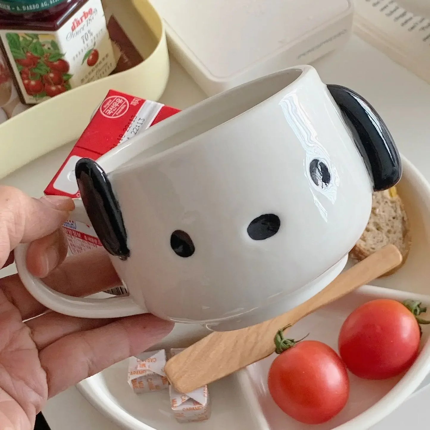 Tasse en Céramique Kawaii Sanrio Cinnamoroll Pochacco