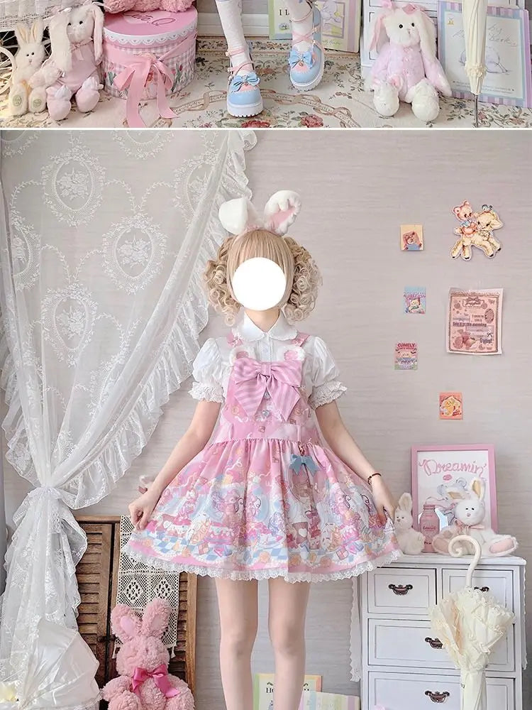 Chaussures Kawaii Noeud Papillon - Sandales Lolita à Plateforme