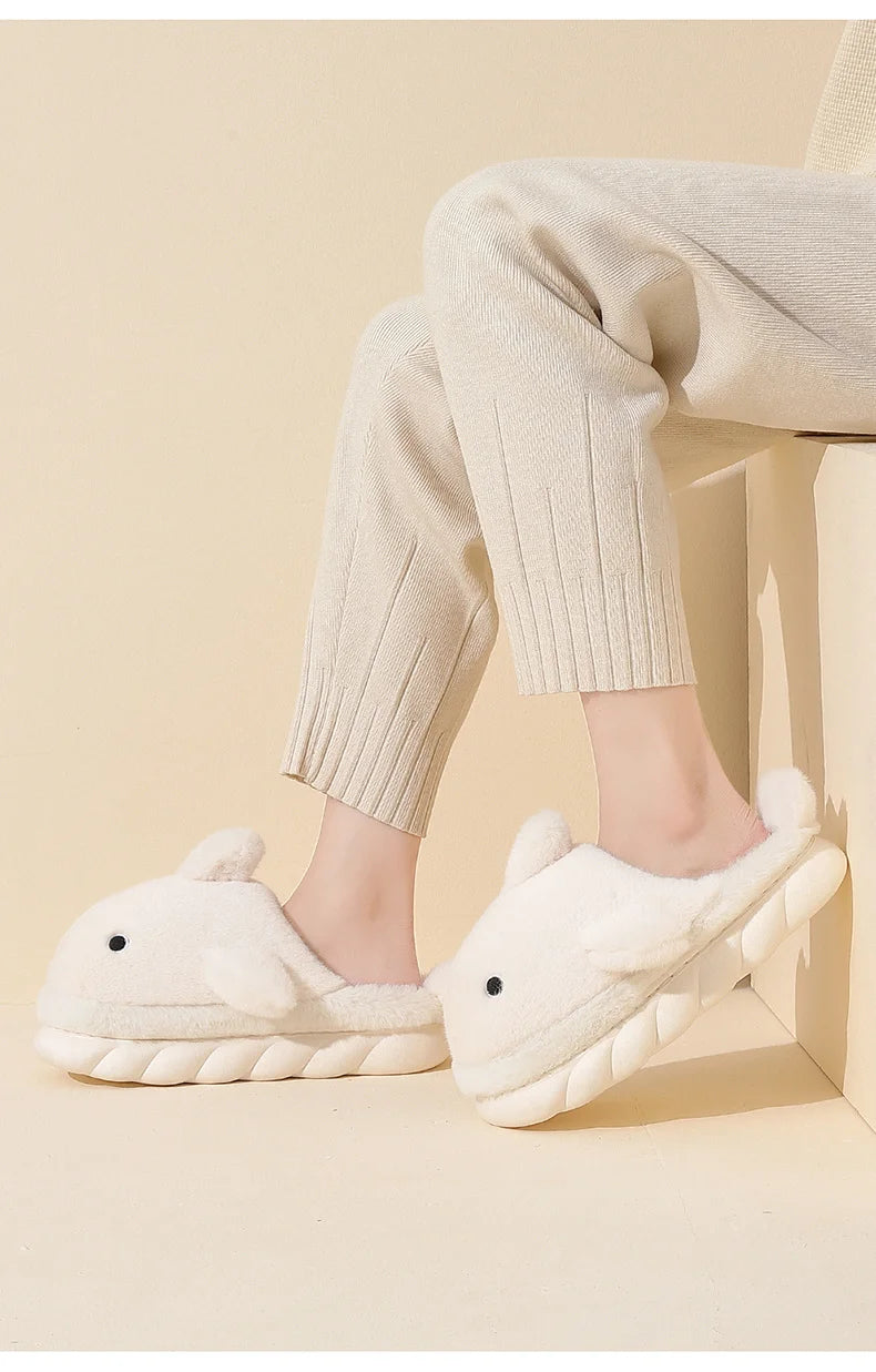 Chaussons Kawaii Requin - Pantoufles Hiver Confortable