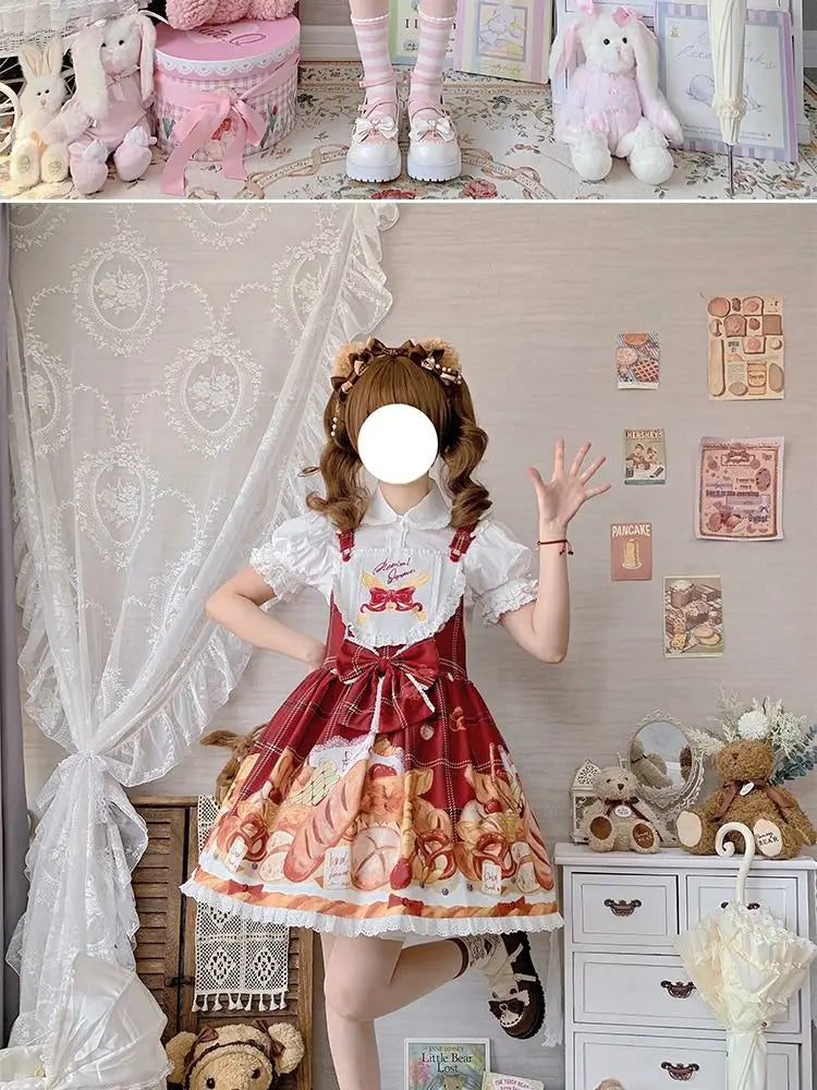 Chaussures Kawaii Noeud Papillon - Sandales Lolita à Plateforme
