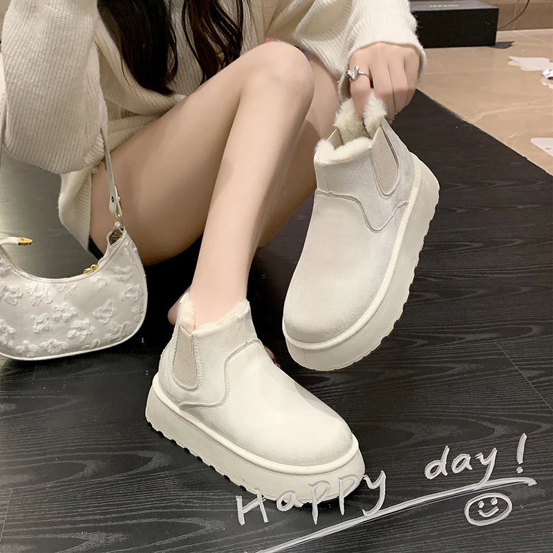 Bottes d’Hiver Kawaii - Chaleur et Confort