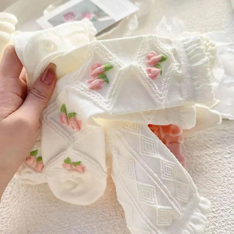 Set de 5 Paires de Chaussettes Kawaii Lolita