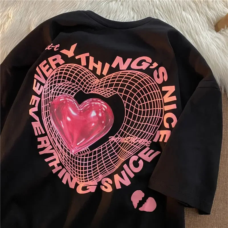 T shirt Kawaii - Coeur