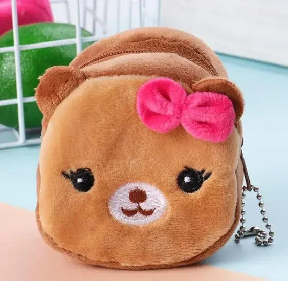Mini Portefeuille Kawaii en Peluche Poulet 22