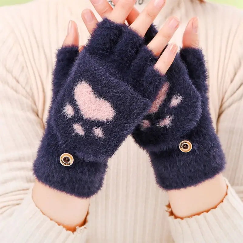 Mitaines Kawaii Patte de Chat