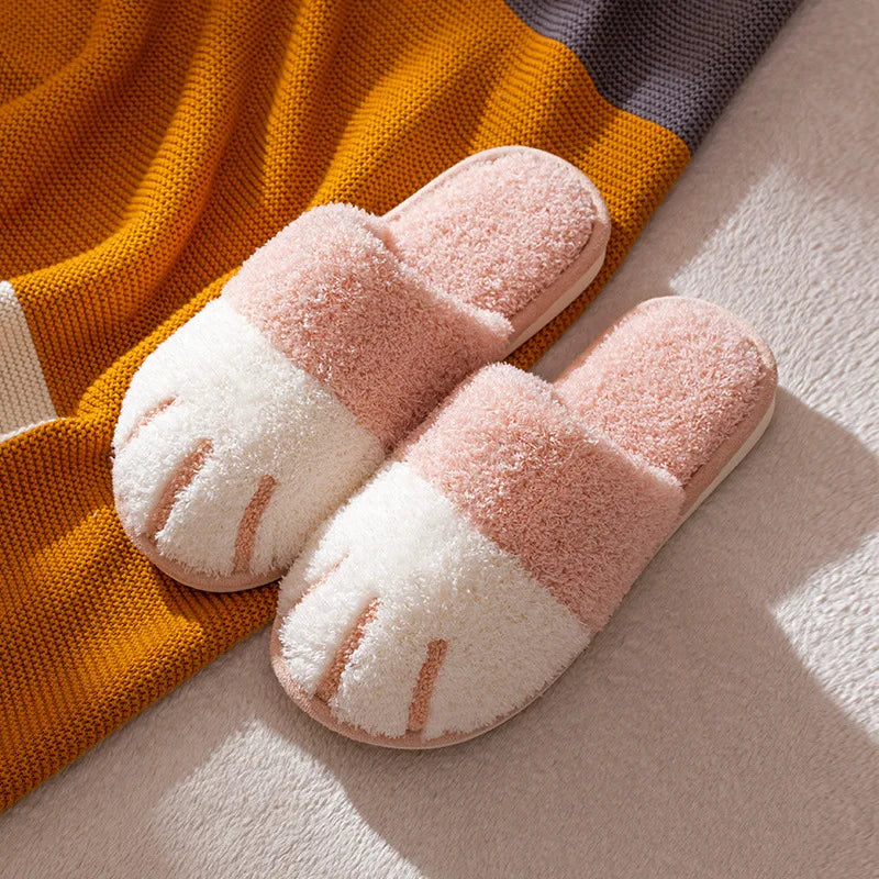 Chaussons Kawaii d'Hiver - Pattes de Chat Douces et Chaudes