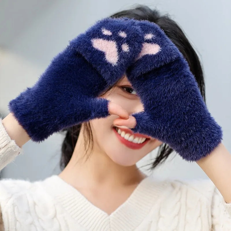 Mitaines Kawaii Patte de Chat