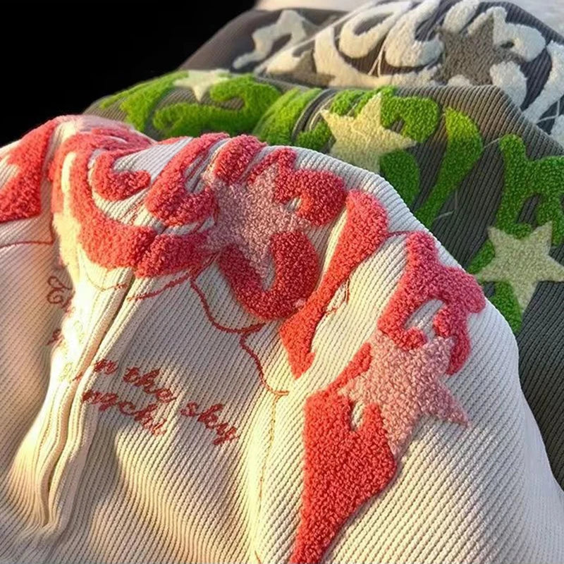 Sweat à Capuche en Velours Côtelé - Y2K