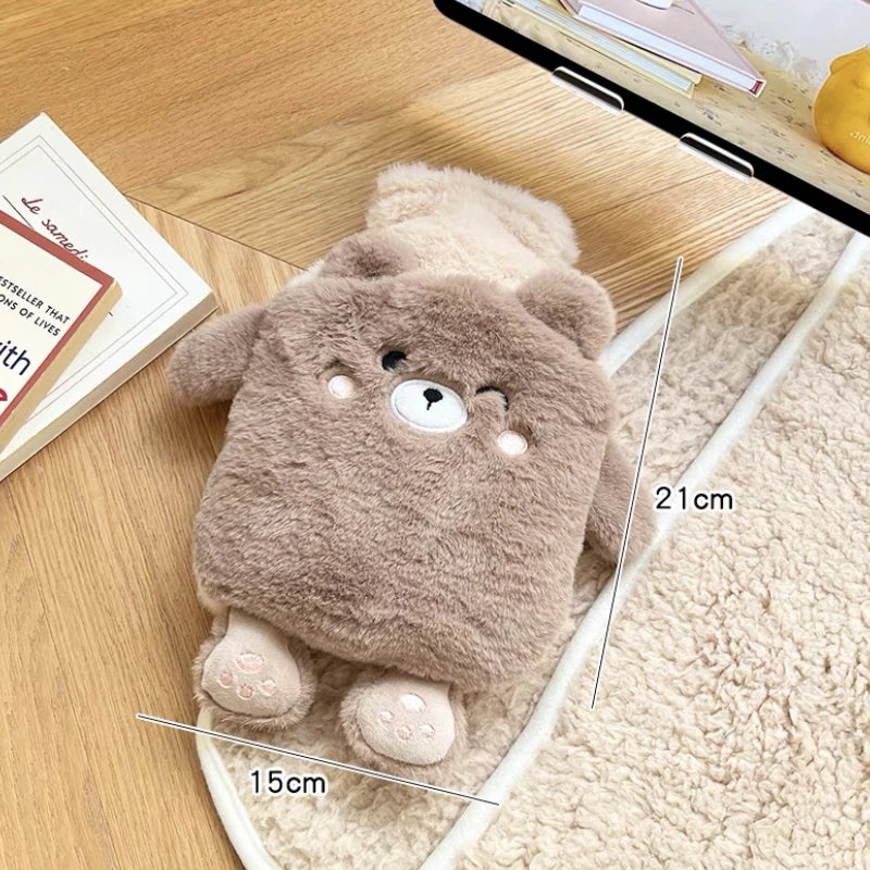 Bouillotte Kawaii avec Peluche Marron (400ml)