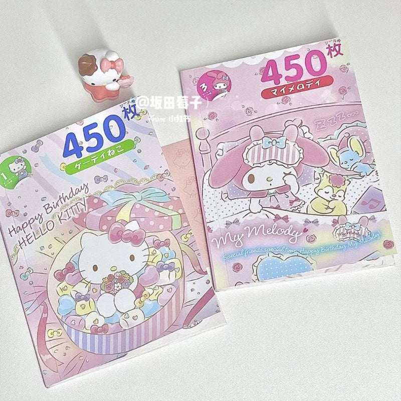 Autocollants Kawaii - Sanrio 450 pièces