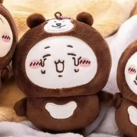 Pendentif Peluche Kawaii Chiikawas, Usagi & Hachiware