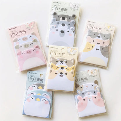 Bloc de Notes Kawaii Animaux Adorables