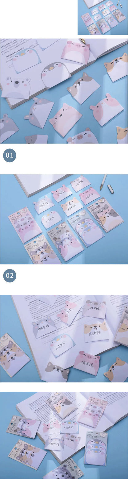 Bloc de Notes Kawaii Animaux Adorables