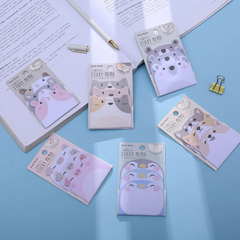 Bloc de Notes Kawaii Animaux Adorables