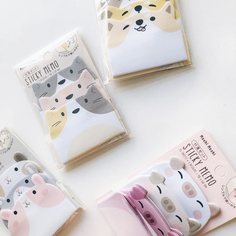Bloc de Notes Kawaii Animaux Adorables
